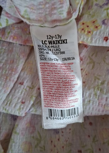 LC Waikiki Bohem Çok Renkli Midi Elbise