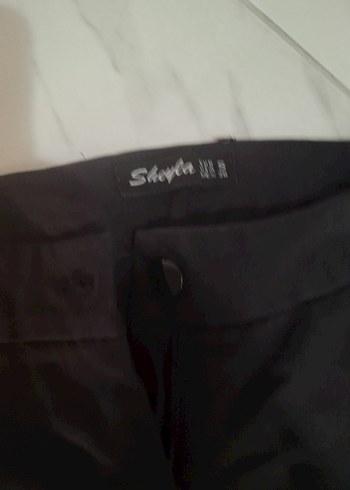 Diğer Kadın Siyah Kumaş Ofis Pantolonu