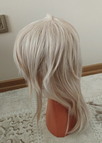 Bej Sentetik Peruk-Kaedehara Kazuha Cosplay Peruğu - Görsel 6