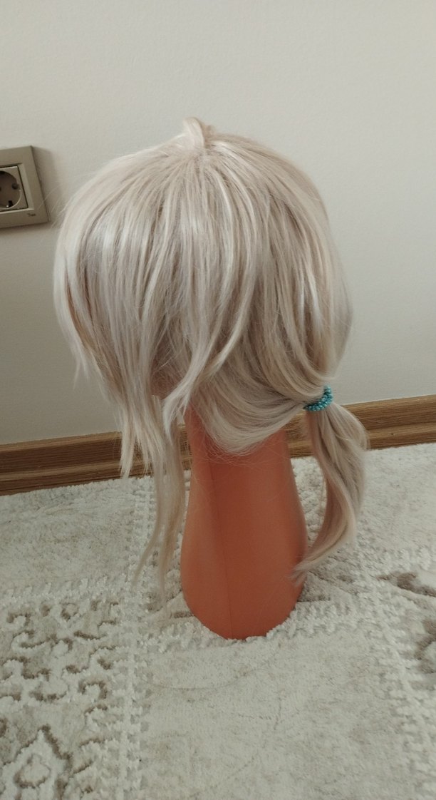 Bej Sentetik Peruk-Kaedehara Kazuha Cosplay Peruğu - Görsel 4