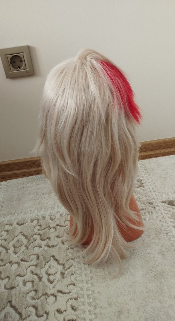 Bej Sentetik Peruk-Kaedehara Kazuha Cosplay Peruğu - Görsel 5