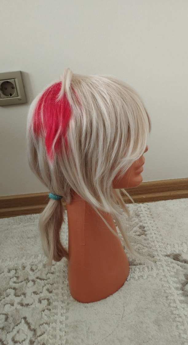 Bej Sentetik Peruk-Kaedehara Kazuha Cosplay Peruğu - Görsel 2