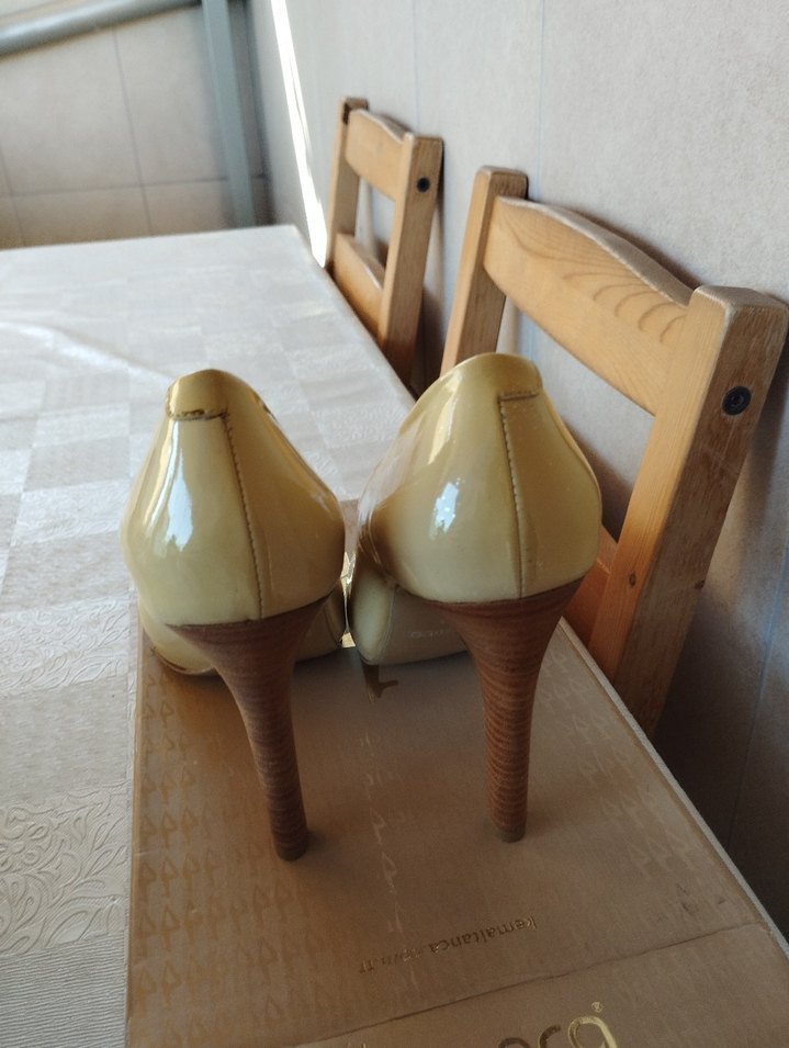 Rugan Stiletto Topuklu Ayakkabı - Görsel 4