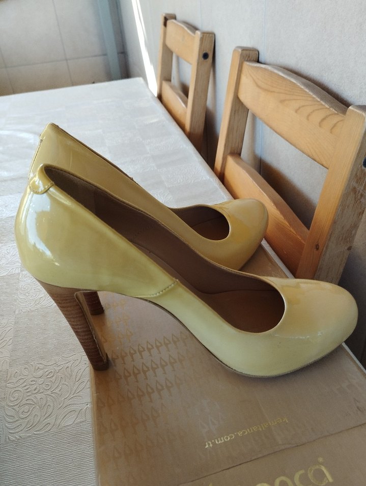 Rugan Stiletto Topuklu Ayakkabı - Görsel 3