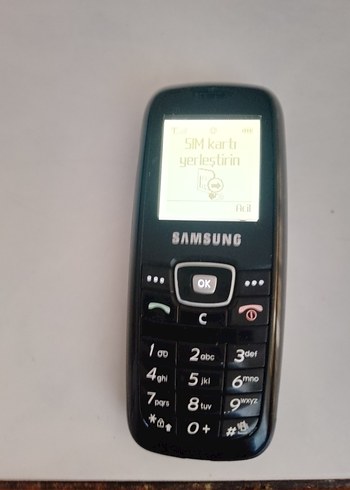 Samsung Siyah Klasik Telefon - Görsel 3