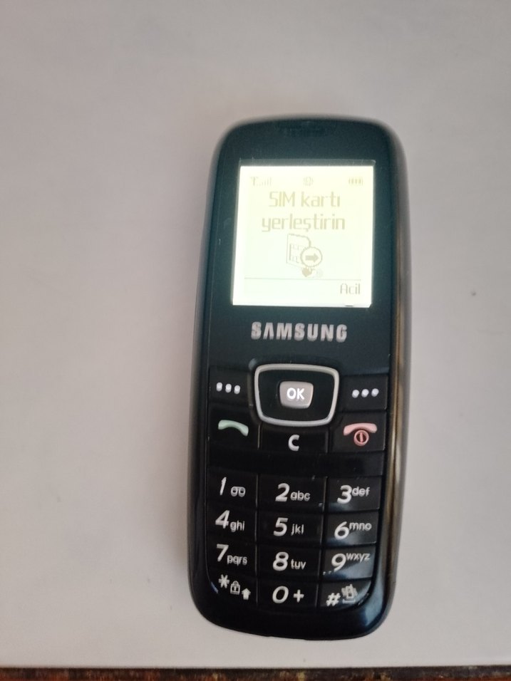 Samsung Siyah Klasik Telefon - Görsel 3