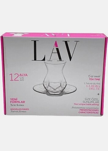 LAV ALYA 12 PARÇA ÇAY SETİ 