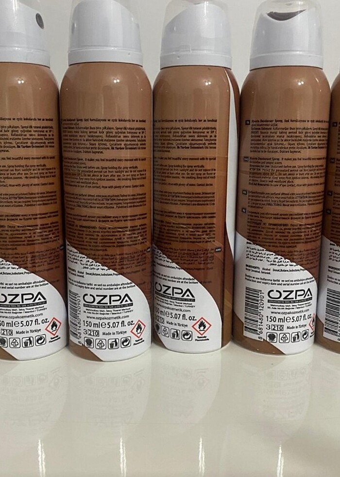 RİPOSTE CHOCOLATE KADIN SPREY DEODORANT 10 ADET - Görsel 2