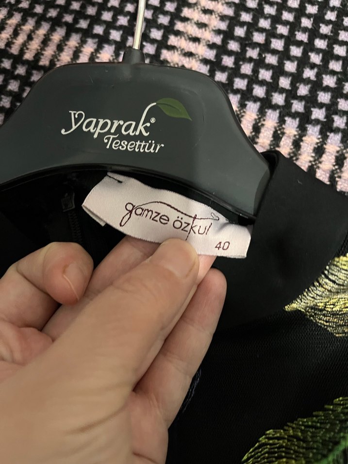 Nakışlı Çok Renkli abiye - Görsel 3