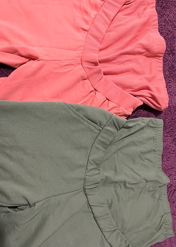 hamile Rahat Kesim Pastel Renkli Kadın Eşofman Altı - Görsel 2