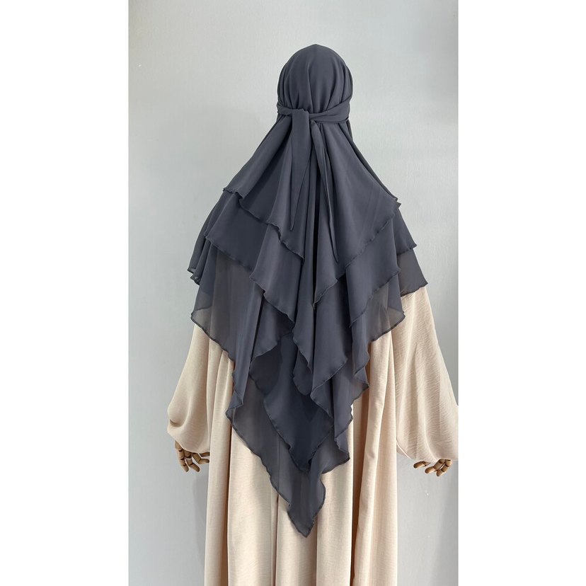 Gri Dökümlü Kadın Suffle - Görsel 2