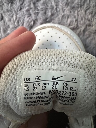 22 Beden Nike çoçuk