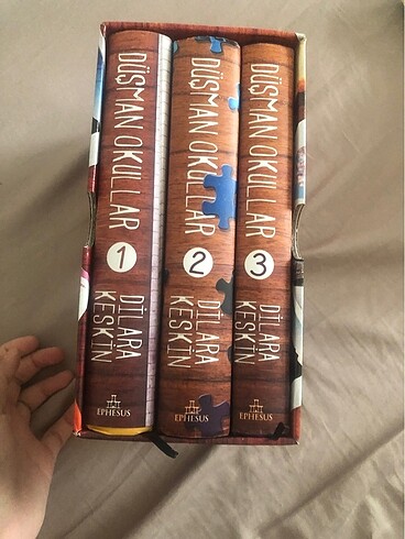 Düşaman okulları serisi ciltli 1-2-3