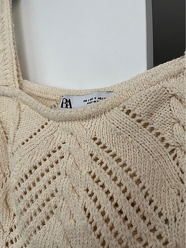 Zara Dantelli bej crop