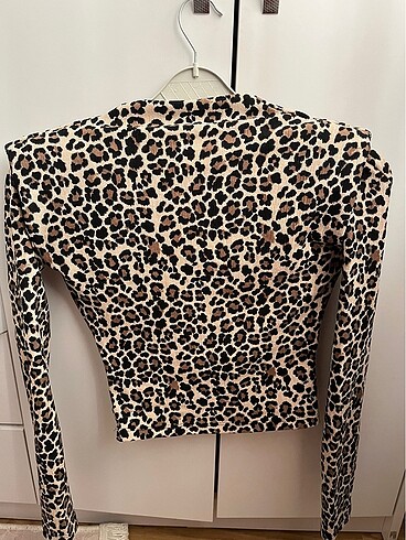 Leopar Desen Bluz - Görsel 5