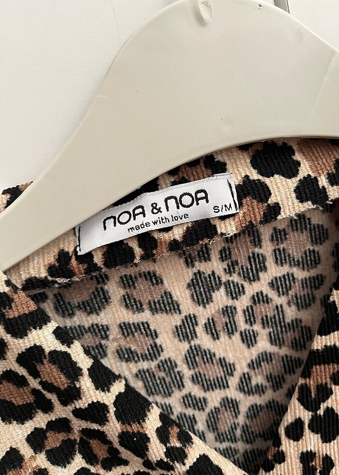 Leopar Desen Bluz - Görsel 3