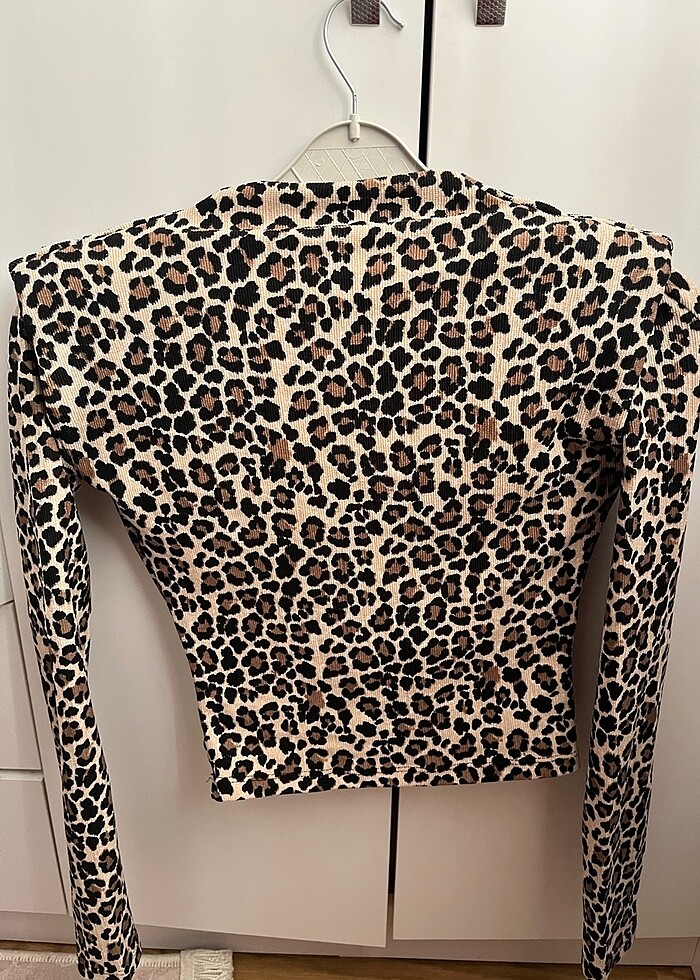 Leopar Desen Bluz - Görsel 5