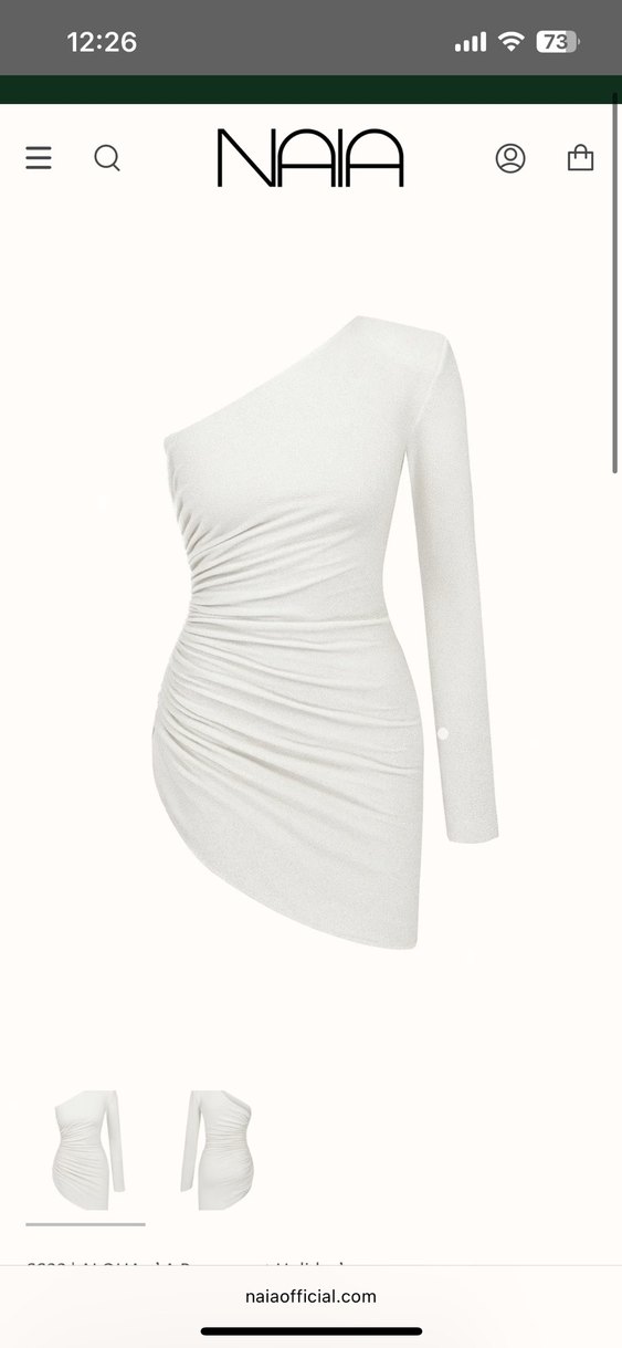 Beyaz Drapeli Midi Kadın Keten Elbise - Görsel 5