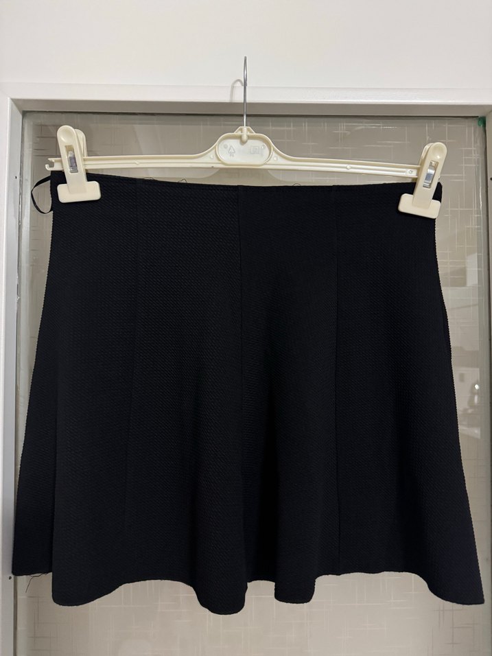 Kadın Siyah Mini Etek - Görsel 2