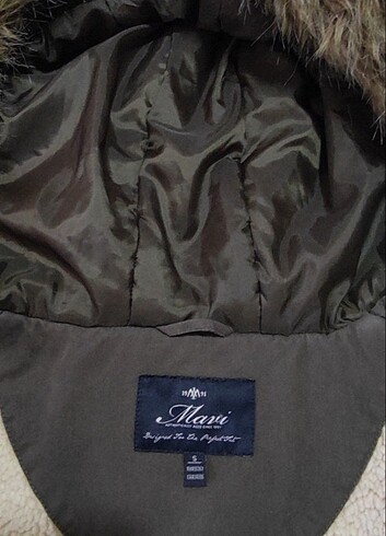 s Beden haki Renk Mavi jeans parka , S beden
