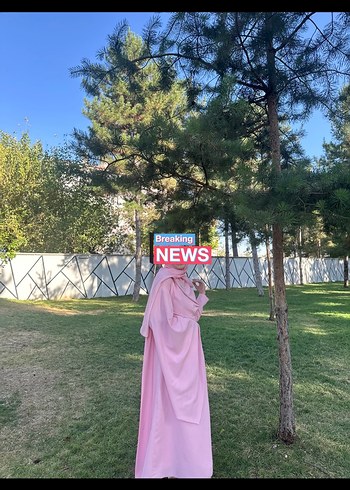 38 beden pembe düğün elbisesi