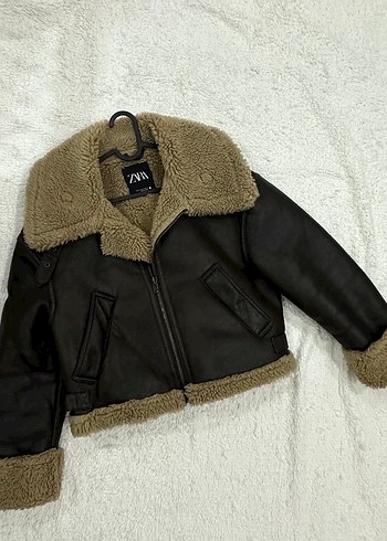 Kürk Detaylı Deri Kadın Ceket - Görsel 5