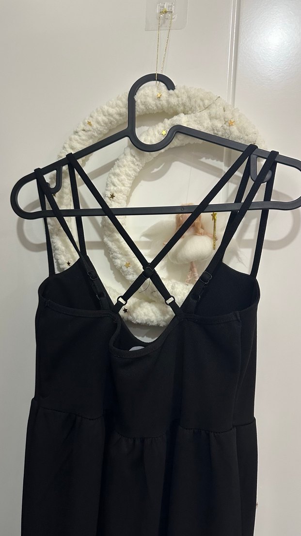 Siyah Uzun Elbise - Görsel 3