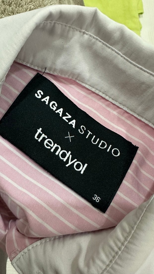 Sagaza crop bağlamalı gömlek - Görsel 5