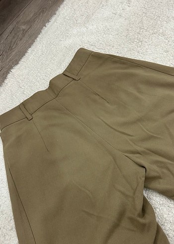 Camel geniş paça pantolon - Görsel 4