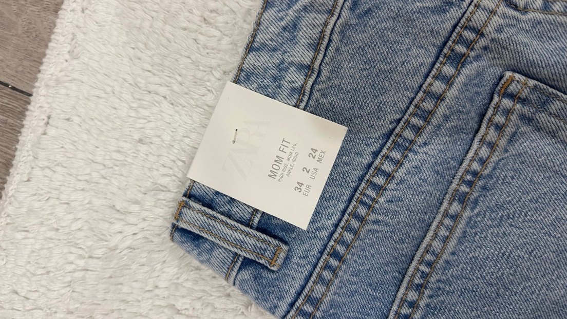 Zara mom fit jean - Görsel 3