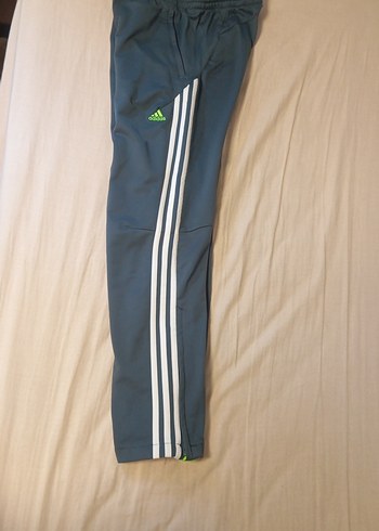 Gri Elastik Bel Rahat adidas eşofman altı - Görsel 4