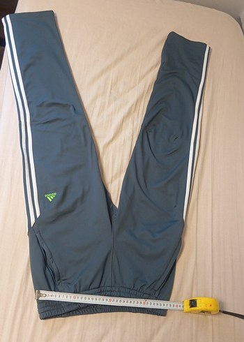 Gri Elastik Bel Rahat adidas eşofman altı - Görsel 2