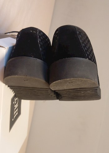 Siyah Yılan Desenli Erkek süet ayakkabı - Görsel 3