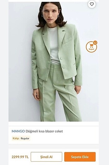 Mango blazer ceket