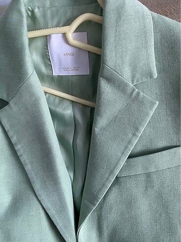 38 Beden yeşil Renk Mango blazer ceket