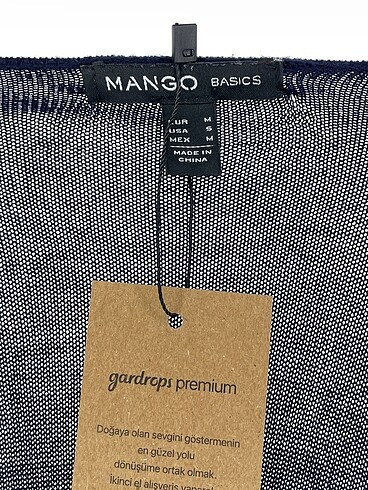 m Beden lacivert Renk Mango Bluz %70 İndirimli.