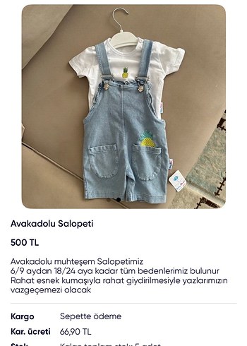 KızÇocuk Denim Cep Detaylı Salopet - Görsel 2