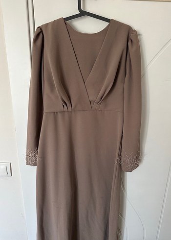 Bohem Etnik Desenli Uzun Kol Detaylı Elbise - Görsel 2