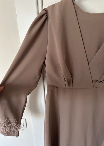 Bohem Etnik Desenli Uzun Kol Detaylı Elbise - Görsel 3