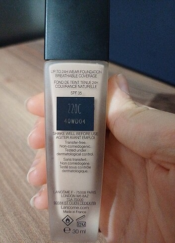  Beden Lancome Fondöten 