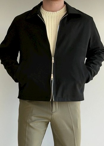 Erkek Siyah Regular Fit Ceket - Görsel 2