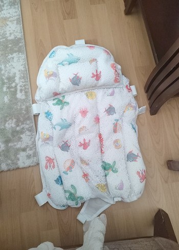  Beden Mini Domla %100 Polyester Beyaz Bebek banyo filesi