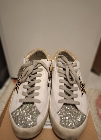38 Beden GOLDEN GOOSE SUPER STAR Ayakkabisi
