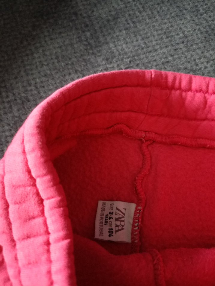 Kız Çocuk Pembe Baskılı Eşofman Altı - Görsel 4