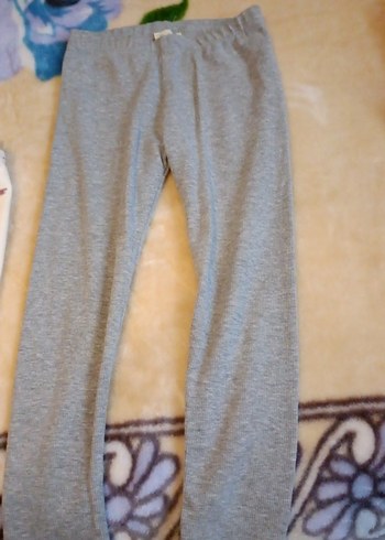 Gri Pamuklu Kız Taytı, Rahat Kesim - Görsel 4