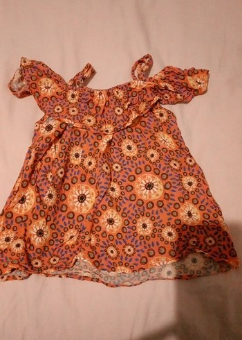 Çiçek Desenli Bohem Kız Tişörtü - Görsel 2