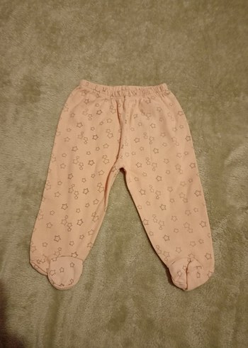 Pembe Kız Bebek Ayaklı pantolon