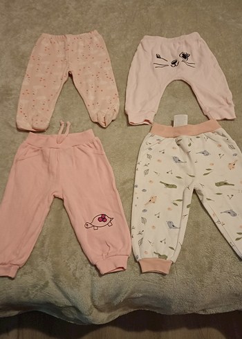 Diğer Kız Çocuk Pembe Örme Pantolon
