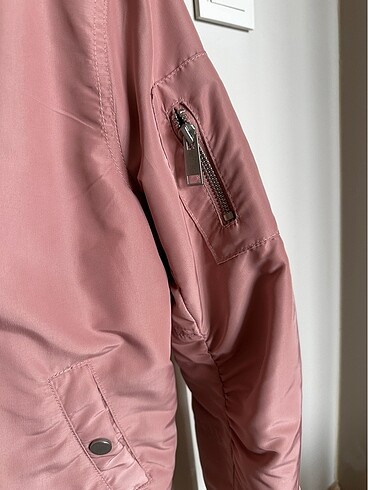 xs Beden mor Renk Koton pilot bomber mont