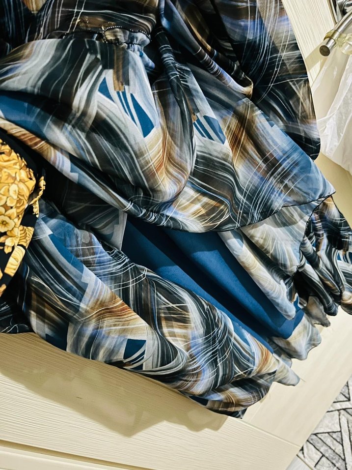 Altın Renkli Yılan Desenli Bohem Kadın Zinciri - Görsel 2